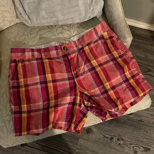 Old Navy plaid shorts